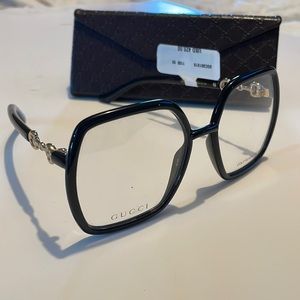 Gucci clear frames, can be turned into glasses